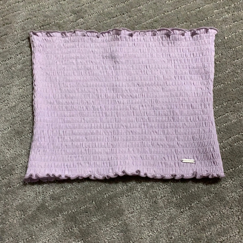 purple tube top